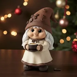 Home Decorations & Ornaments STL Download - Cute Gnome - Christmas Decorationby Cahdesigner