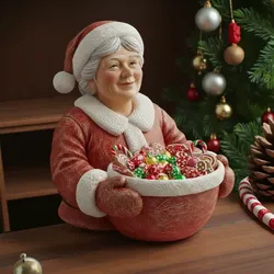 Home Decorations & Ornaments STL Download - Santa's Helper - Storage Containerby Cahdesigner