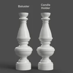 Home Decorations & Ornaments STL indir - BALUSTER - TABLE LEG - FURNITURE - STAIRS - CANDLE HOLDER - HIve