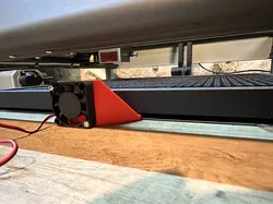 Honeycomb Fan Mounting for laser cutter