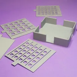 Notepad Holder with Stencils – Organize & Create!