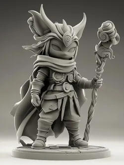 Personnage fantastique – Sculpture 3D