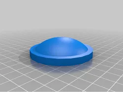 prototype planoconvex lens with a customisable lens curvature for being processee by the sacrificial coat & annealing salt method