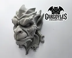 Smiling Gargoyle Face - Wall Mount