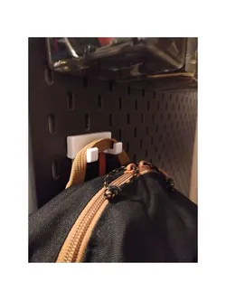 Support pour sac / Ikea Skadis