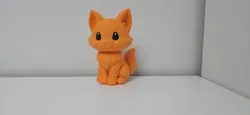 مجاني Home Decorations & Ornaments STL تنزيل - Cute Sitting Fox Christmas Gift Figurine - 3DMaster1