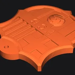 3D printer bestanden | 3MF | Fc Barcelona keychain