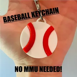 Baseball Keychain