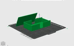 Boite 148x78 avec couvercle coulissant ouverte pour prendre l'objet