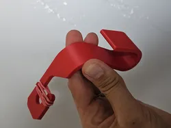 Car seat hook with lock