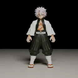 Characters & Creatures STL Download - ⚔️ Sanemi Shinazugawa – Demon Slayerby Filame3D