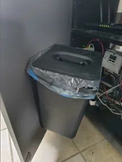 Ikea variera trashcan wall mount