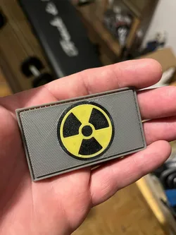 Military, Army Patch, Nuke Atom Badge
