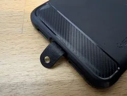 Phone lanyard tab