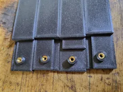 Prusa Core One Magnetic Top Cover with Integrated Vent Handle (with threaded inserts and 20mmx6mmx2mm magnets)