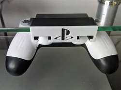 PS4 DualShock 4 and PS5 DualSense controller under desk mount