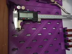 Slimline Skadis caliper bracket, 2 battery holder