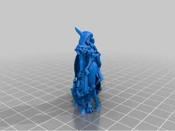 Xayah - from League of Legends - tree supports from meshmixer