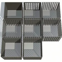 box-V+01 - 8 pc Unique Cube Box 3D Models - High Quality