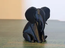 Elephant In The Room Sculpture (Easy print)