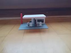 Gas Station H0/ 1:87