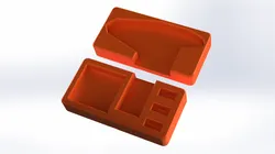 Gridfinity Caliper Holder LOW PROFILE (CAD/STEP files included)