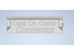 Knitting Machine Cast On Comb Connector