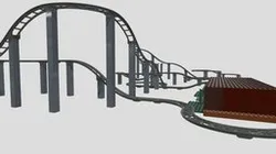 Lego Roller Coaster (Moc)