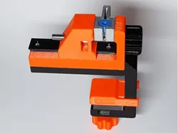 Miniature vice in action: A test object