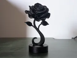 Modern Rose Sculpture (Perfect Gift)