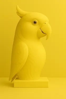 Parrot – Colorful Tropical Bird Figurine