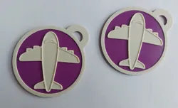 Plane keychain/medal