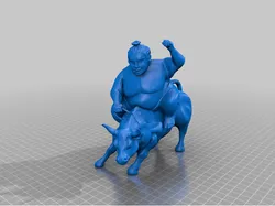 Sumo bull rider