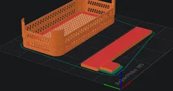 tray with spacers