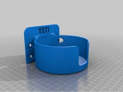Yeti coffee mug pegboard holder