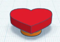 Heart jibbit croc charms