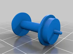 HO Scale Train Axle