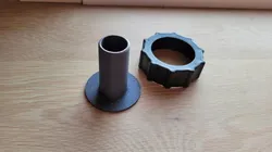 Intex/Bestway thru-pool hose to 1.5 threading adapter