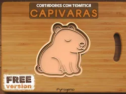 Meditating Capybara Cookie Cutter