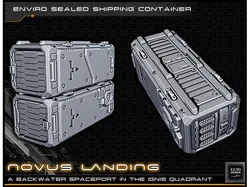 Scifi Shipping Container - 28-32mm gaming - Novus Landing