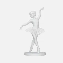 Sculptures & Artworks STL Descărcare - Bailarina - Leandro De coração