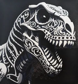 Sugar Skull T-Rex [HueForge]
