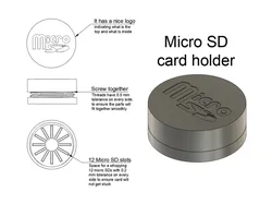 The Tolerable Micro SD card holder (12 slots)