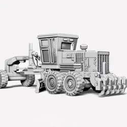 Vehicles & Machinery STL Descărcare - Motor Grader RoZ - RuslanOz