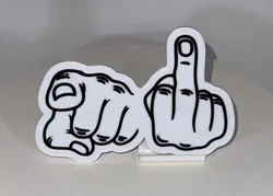 You Midelfinger Magnet - fridge Kühlschrank