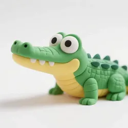 3D printer bestanden | 3MF | 可爱小鳄鱼