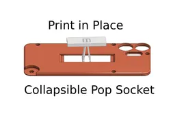 CMF P2P with print in place collapsible popsocket