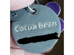 Customizable Dog Tag with Embossing