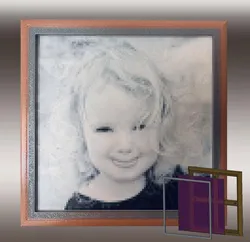 Foto- Rahmen 15x15 cm / Bilderrahmen >> Schnellmontage