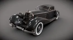 [GameReady] 1930's Vintage Cabriolet Vehicle